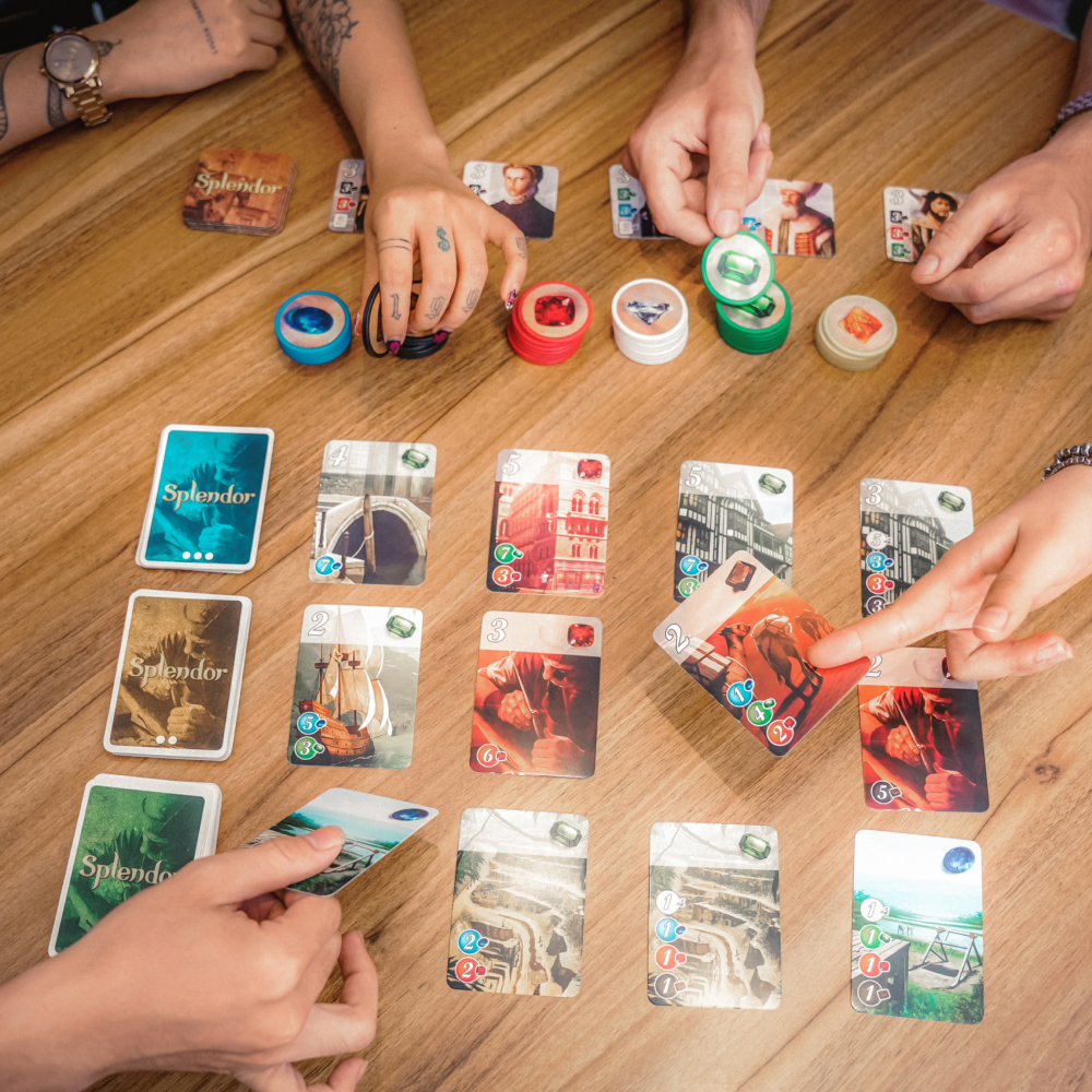 Cờ Đá Quý - Splendor Vietnam - Hàng chính hãng Asmodee với token xịn xò (Hàng mới về)