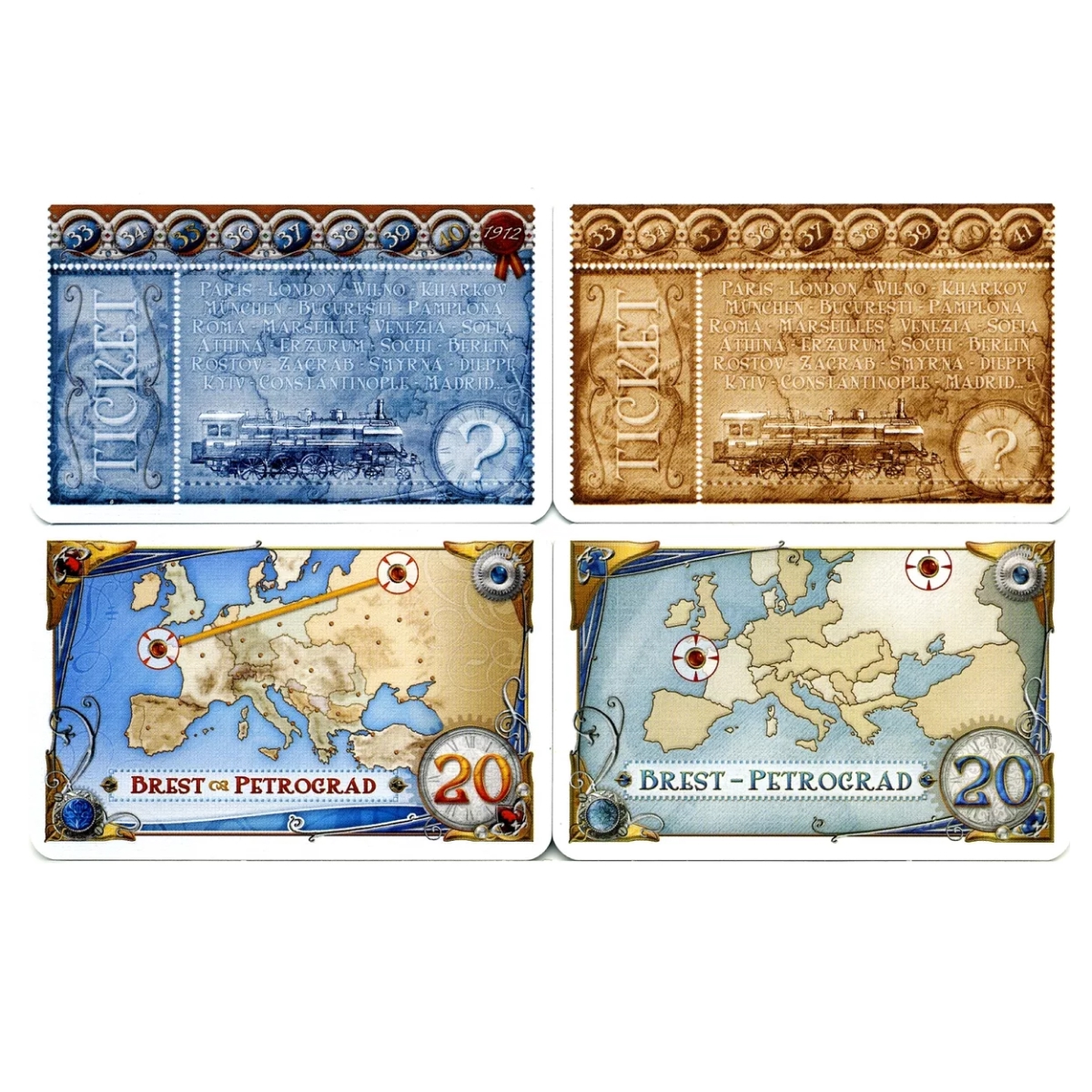 Ticket To Ride Europa 1912 Expansion -1912