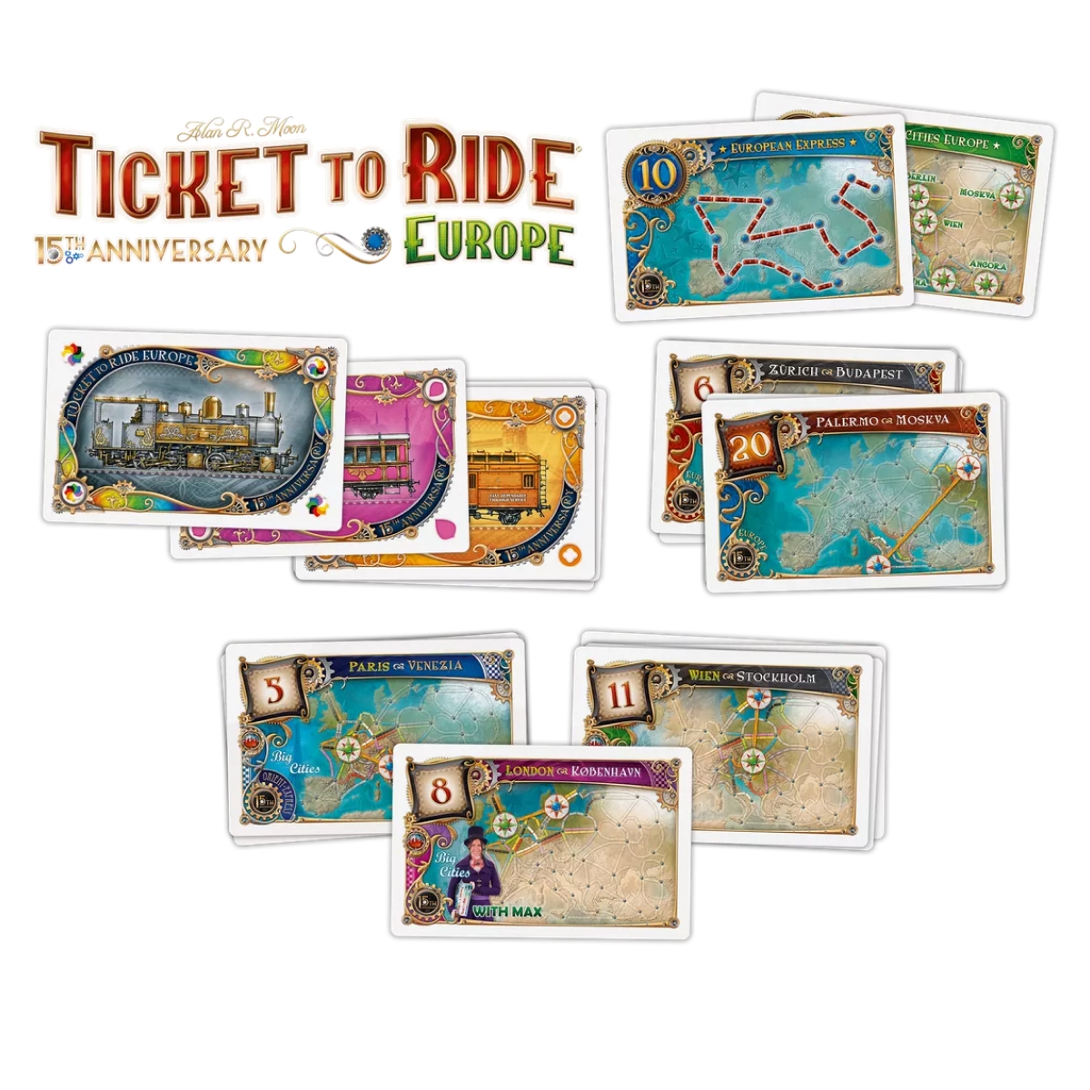 Ticket To Ride Europe: 15Th Anniversary