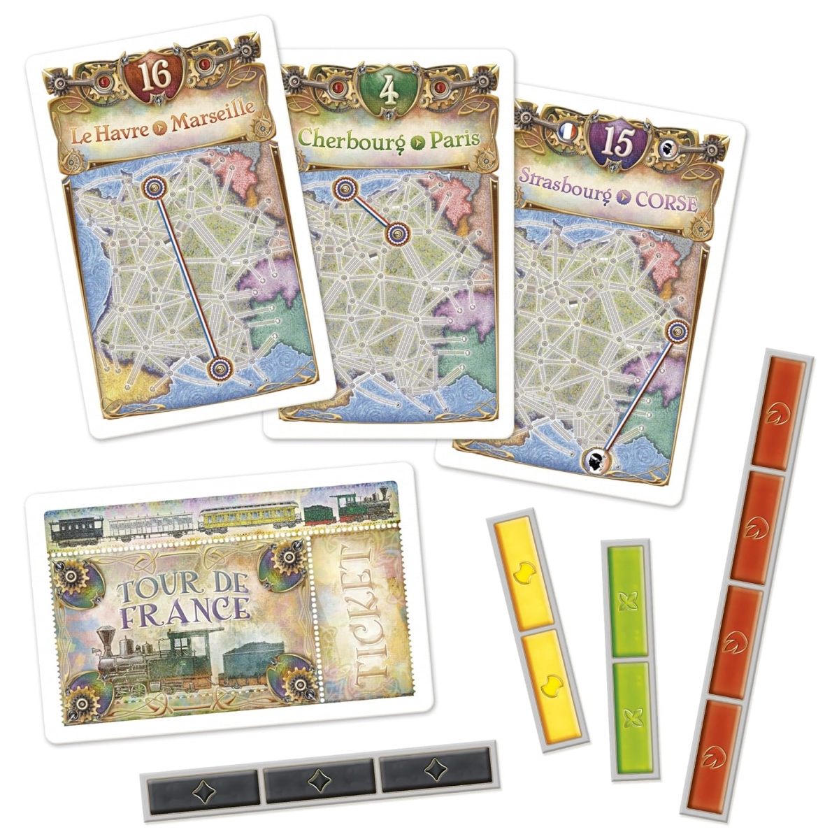 Ticket To Ride France Old West Map 6