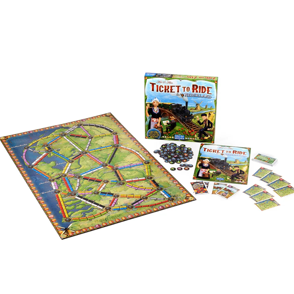 Ticket To Ride Netherland Map Col 4