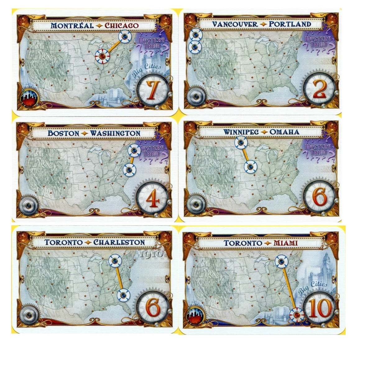 Ticket To Ride Usa 1910 Expansion