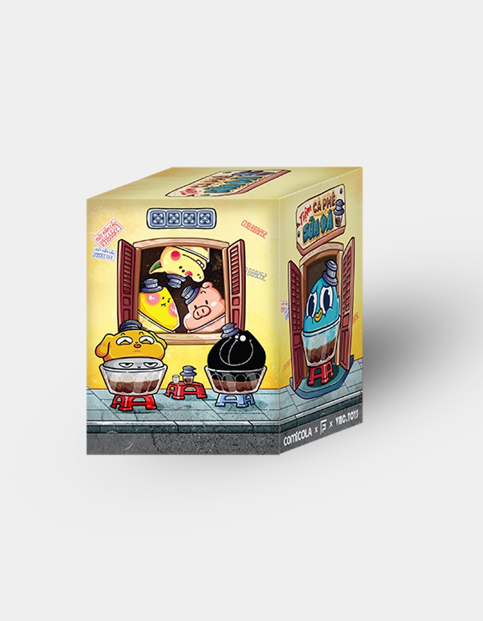 Mô hình Blind Box Art toy collection “Tiệm Cà phê sữa đá” - Made In Viet Nam