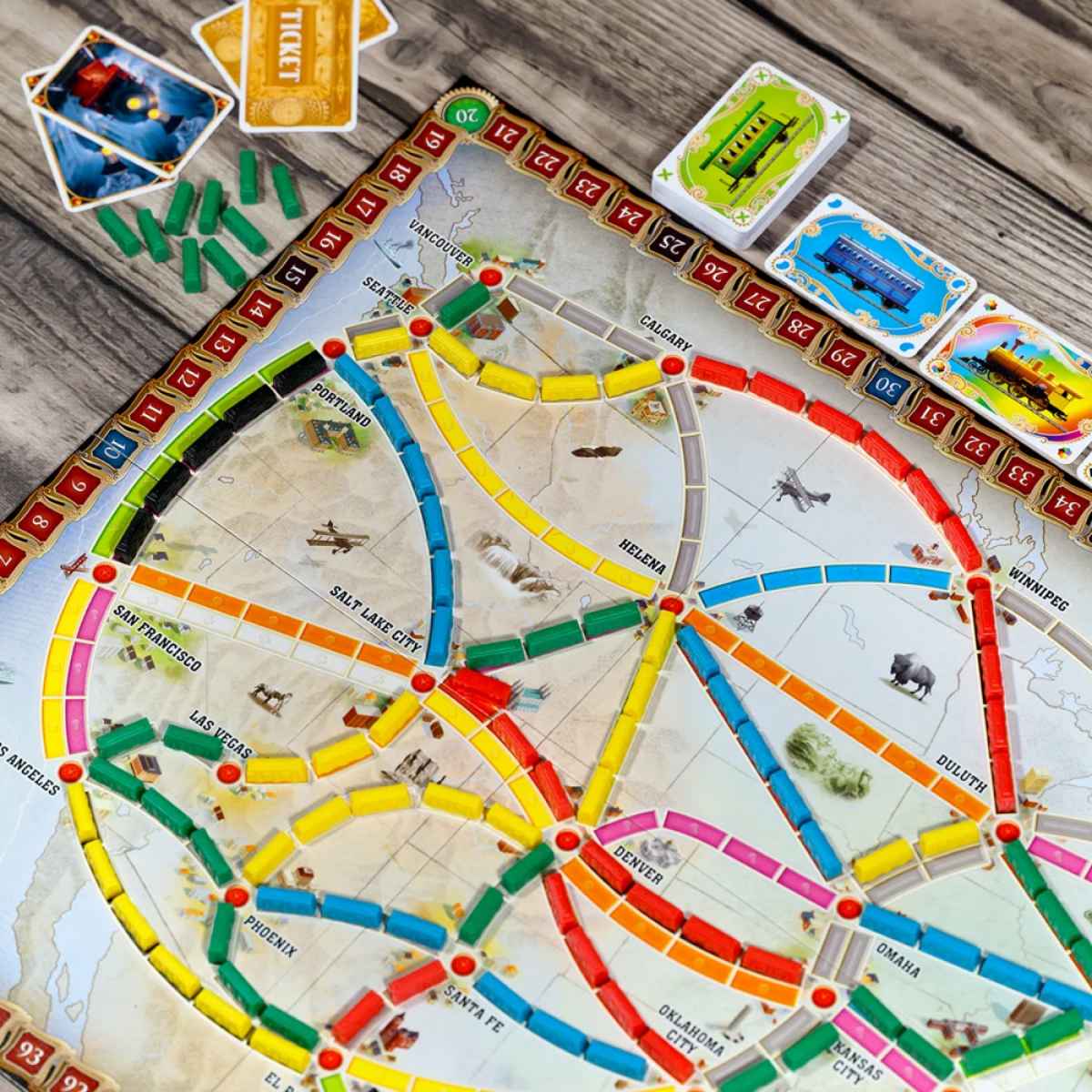 Ticket To Ride - Refresh 2025 | Board Game Kinh Điển Xây Đường Ray Xe Lửa (Hàng mới về)