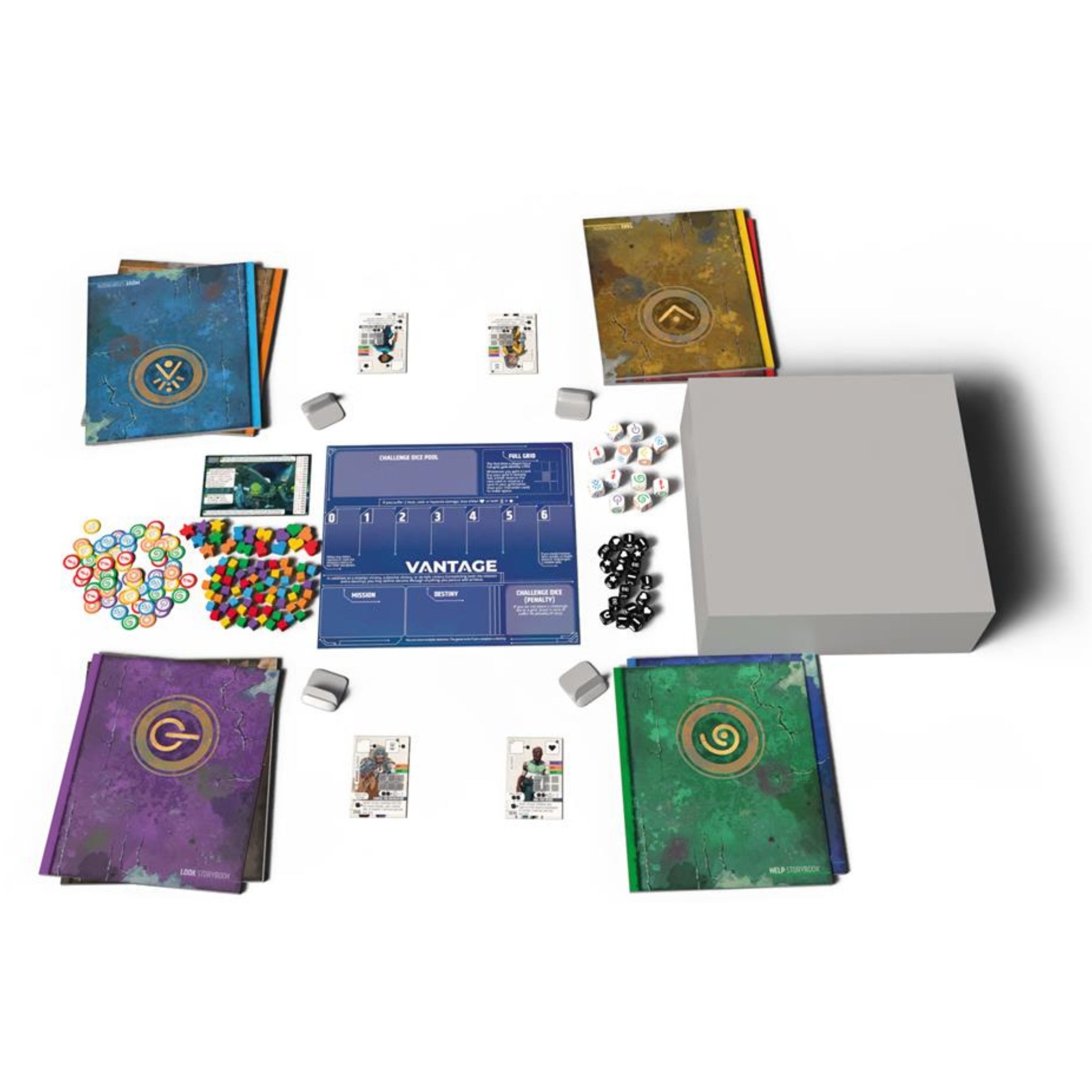 Board Game Vantage – Game chiến thuật khám phá, chơi solo hoặc co-op, chính hãng Stonemaier