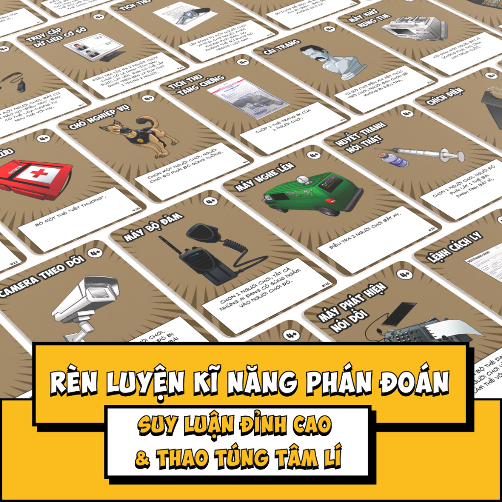 ĐIỆP VIÊN SỐ DÁCH - Boardgame ẩn vai suy luận kịch tính | Boardgamevn