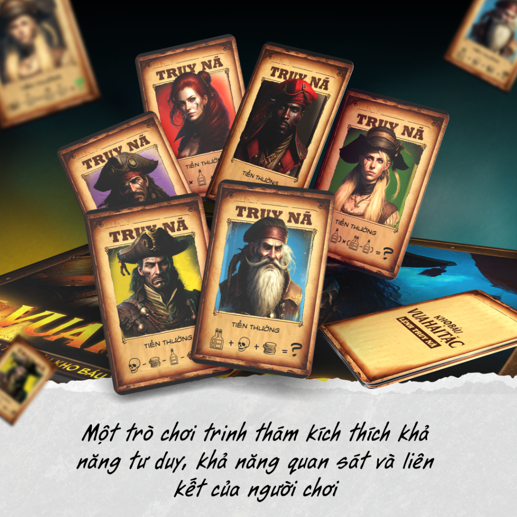 Kho báu vua hải tặc | Trò chơi giải đố thử thách trí tuệ | Board Game Vn x Miss Terry