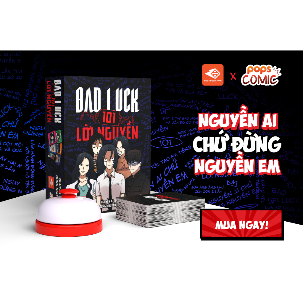 Bad Luck: 101 lời nguyền| Board game chuyển thể từ truyện tranh