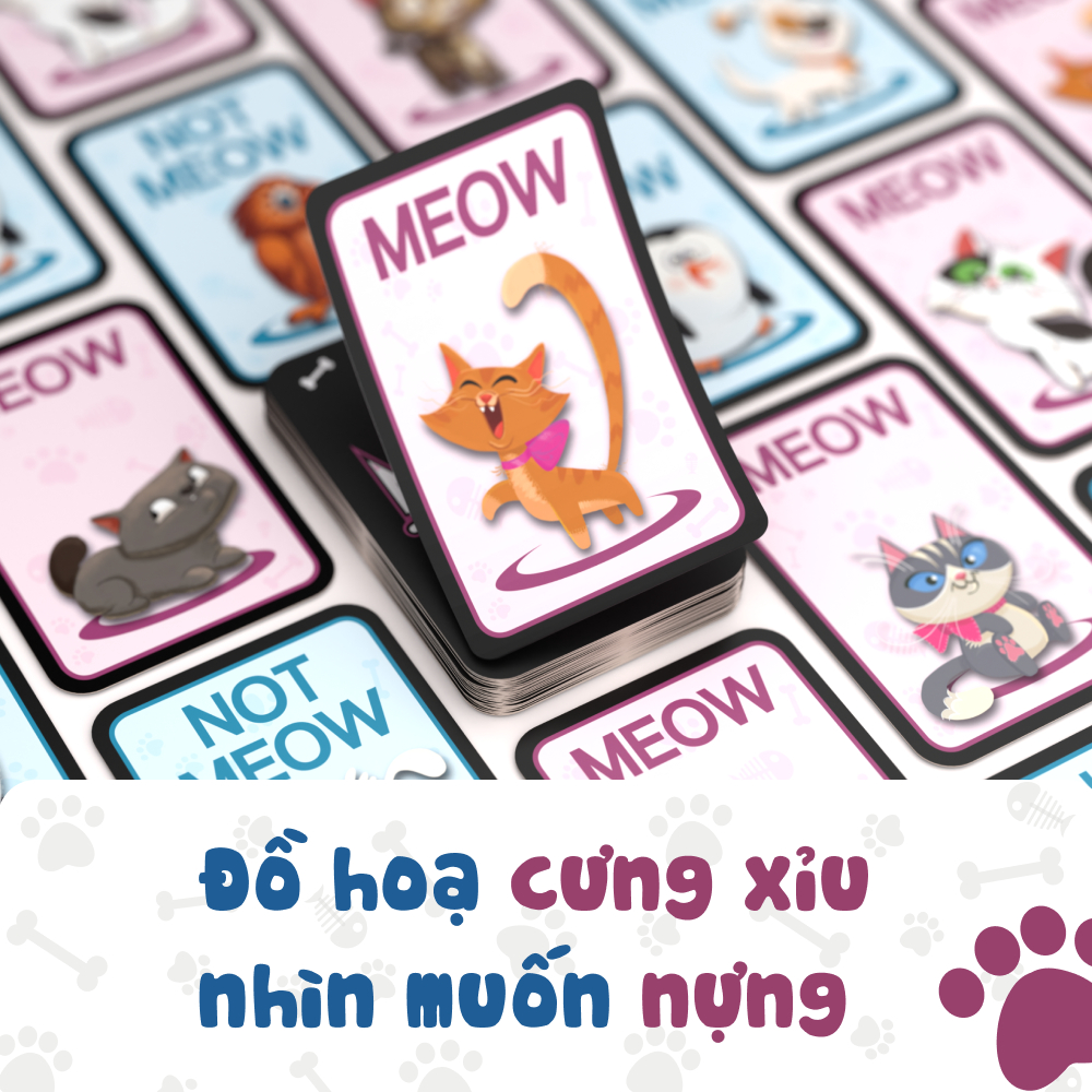 Giờ Ra Chơi - Meow| Board game dễ thương cho gia đình| Trò chơi giải trí vui nhộn