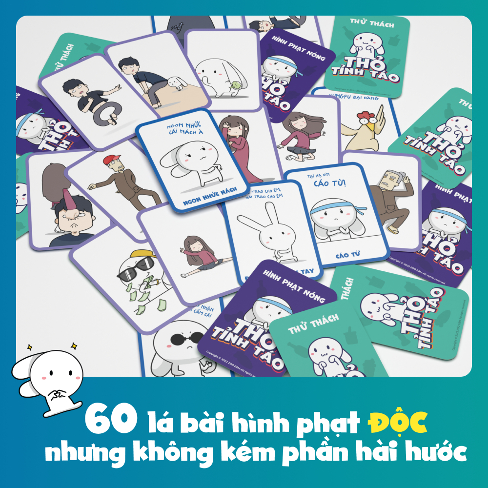 THỎ TỈNH TÁO - Party game mới toanh siêu vui nhộn