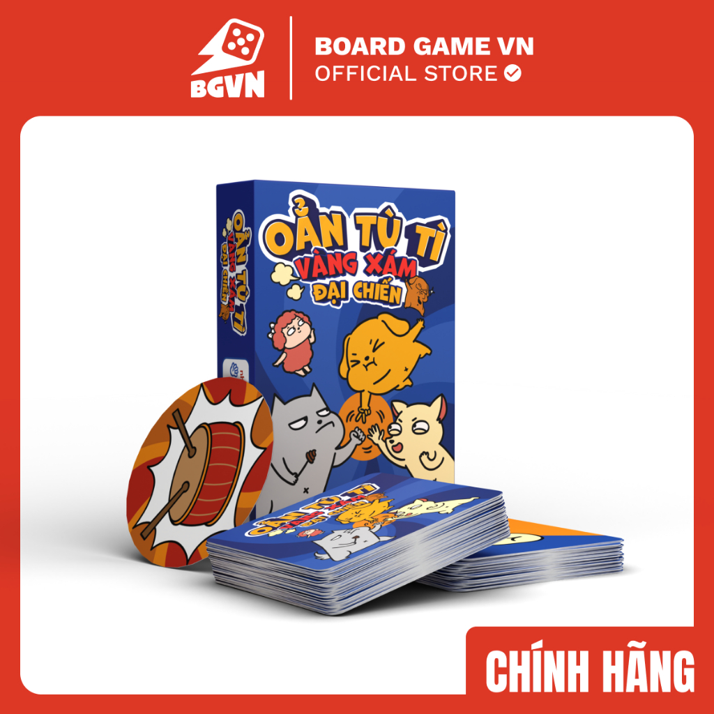 OẲN TÙ TÌ - VÀNG XÁM ĐẠI CHIẾN Trở lại với diện mạo mới đỉnh nhất mùa hè!! - Board Game VN