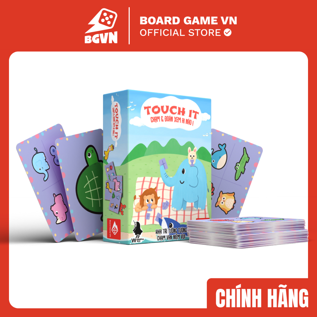Touch it | Board game, trò chơi giáo dục rèn luyện cảm giác, trí tưởng tượng dành cho trẻ em