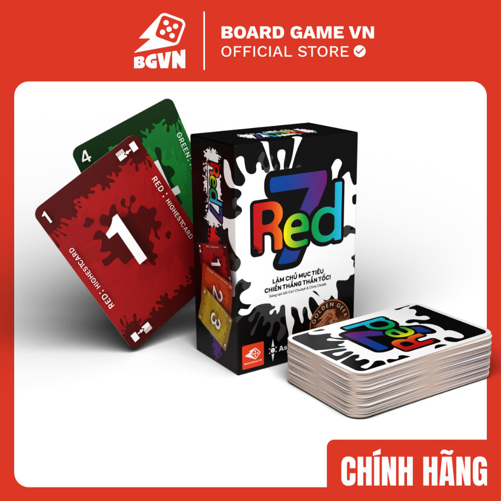 Board Game VN - Red 7 - Trò chơi đạt đề cử Board Game gia đình hay nhất 2014