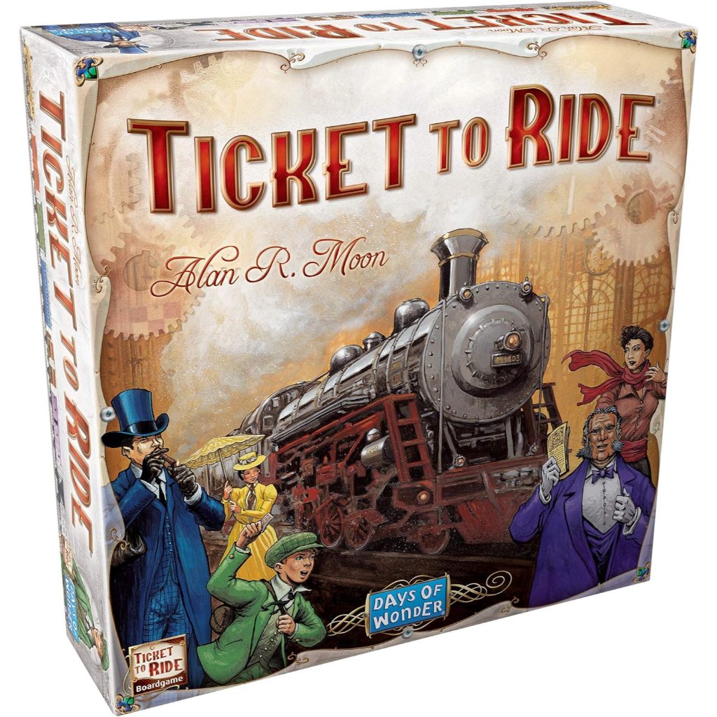 Board Game Kinh Điển Xây Đường Ray Xe Lửa | Ticket To Ride | Chiến Thuật Kinh Điển, 4 Người Chơi | Board Game VN