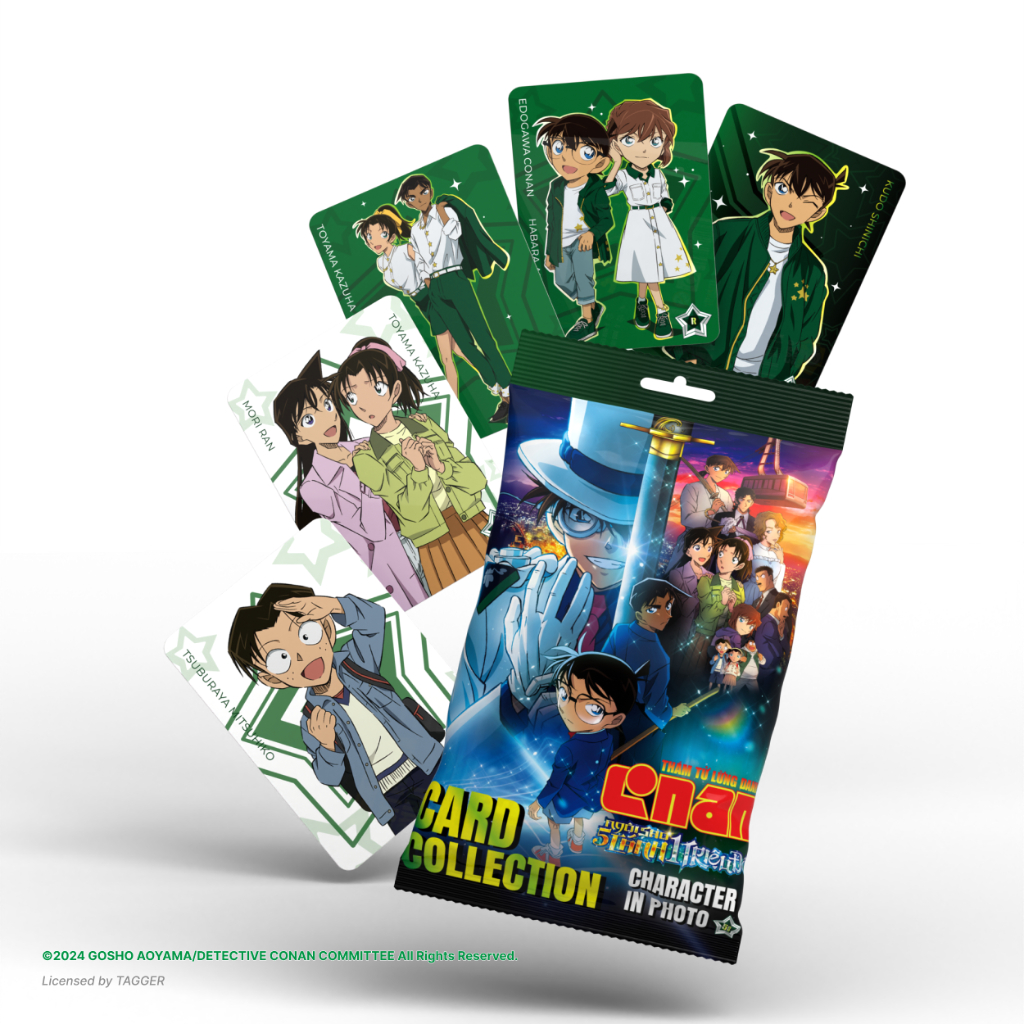 Card Collection Thám tử lừng danh Conan: Ngôi Sao 5 Cánh 1 Triệu Đô | Board Game VN x Ducky Card