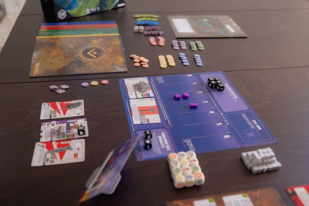 Board Game Vantage – Game chiến thuật khám phá, chơi solo hoặc co-op, chính hãng Stonemaier