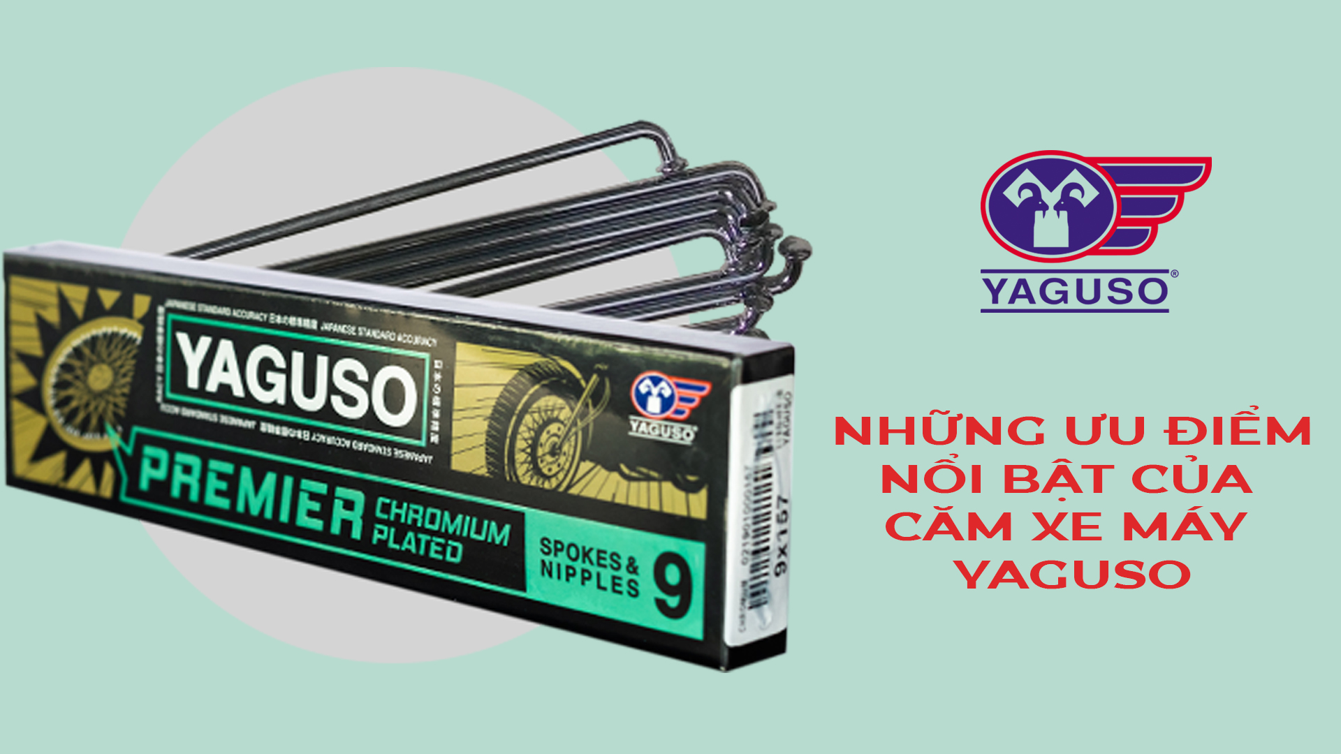 Những ưu điểm nổi bật của căm xe máy YAGUSO