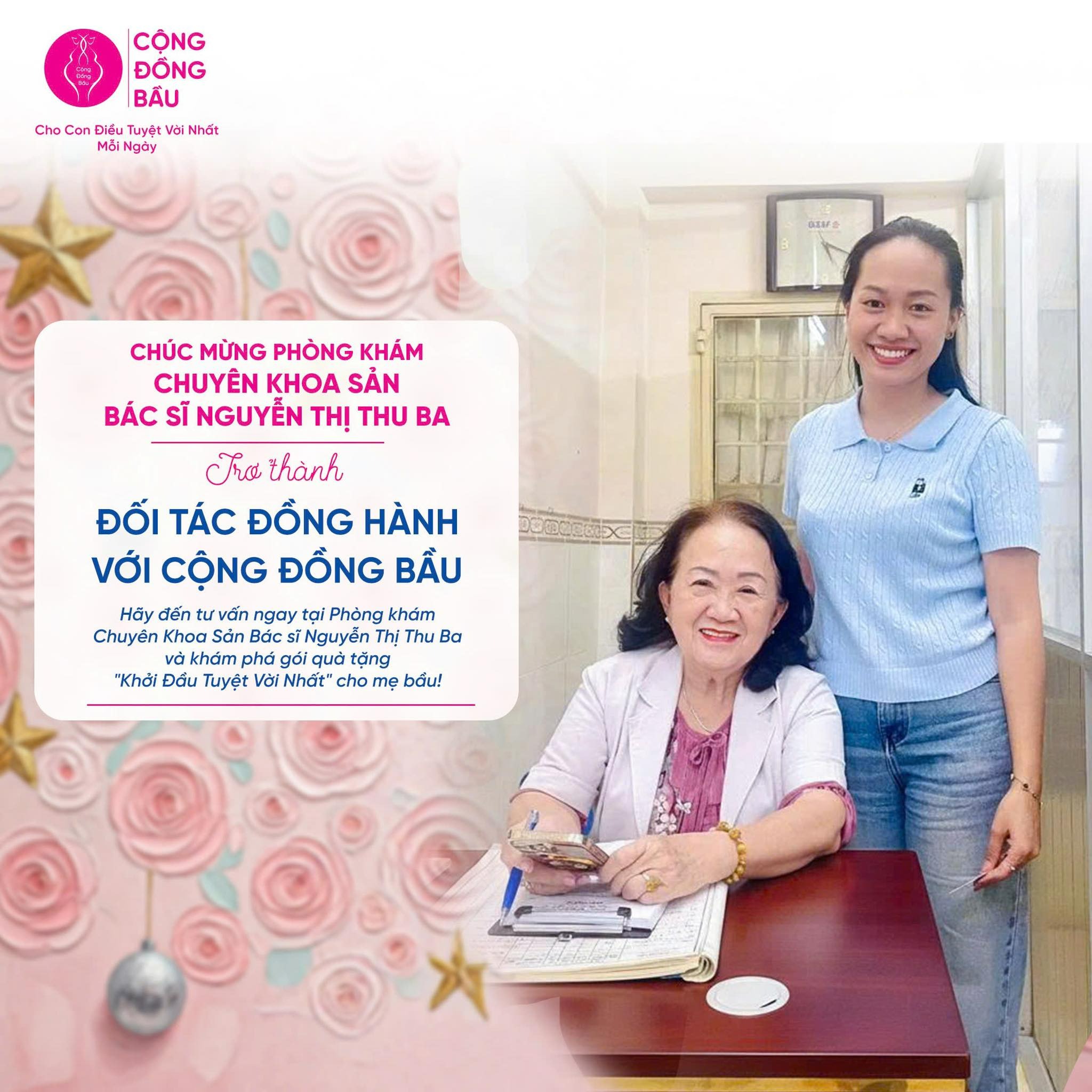 [Quận 11] - Đối tác đồng hành: PHÒNG KHÁM CHUYÊN KHOA SẢN BÁC SĨ NGUYỄN THỊ THU BA