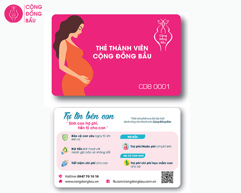 Thẻ thành viên Cộng Đồng Bầu (CDB) – Bí quyết tận hưởng đặc quyền dành riêng cho mẹ bầu