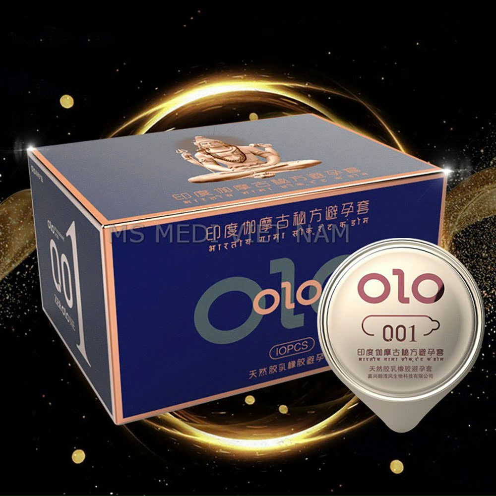 Tính năng sản phẩm bao cao su OLO xanh, kéo dài thời gian, mát lạnh