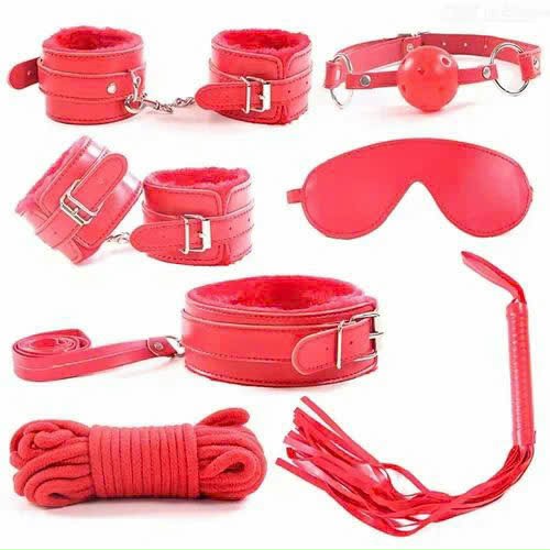 Bộ đồ chơi bằng da BDSM 10 món