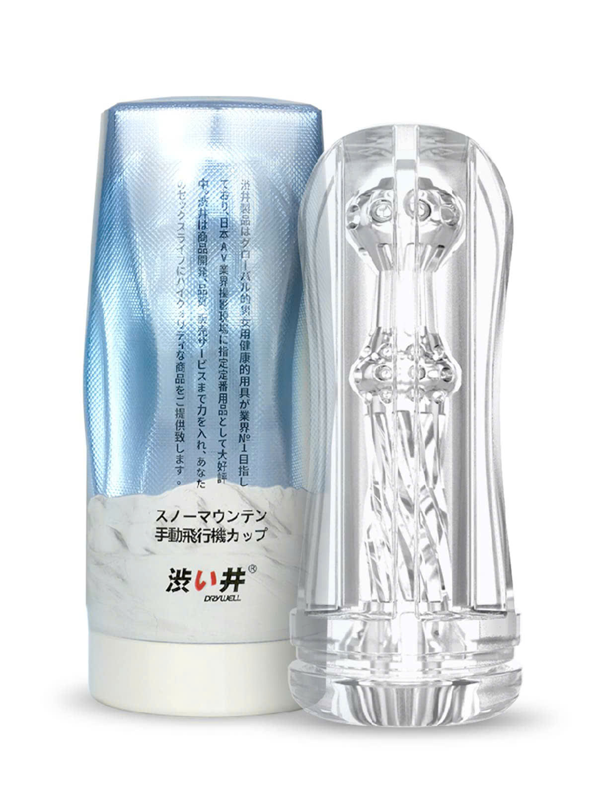 Cốc âm đạo silicone trong suốt cao cấp Drywell  Nhật Bản