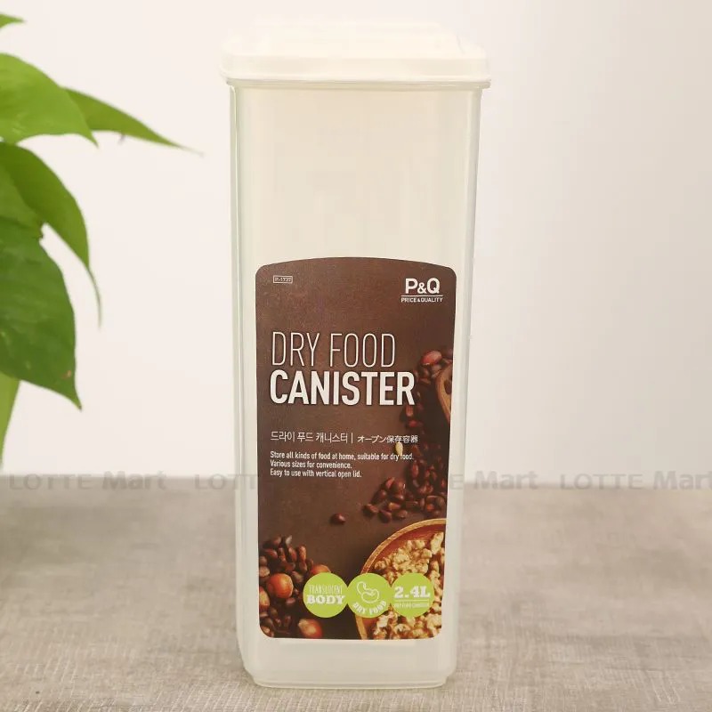Hộp nhựa Dry Food Canister 2.4L P&Q P-1737 