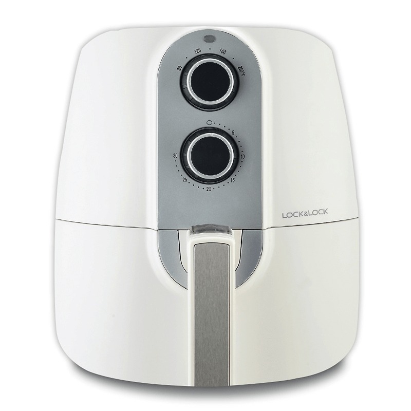 EJF-151WHT-Nôi chiên không dầu LocknLock Eco Flyer, 220V, 50Hz, 1800W,5.2L, màu trắng.
