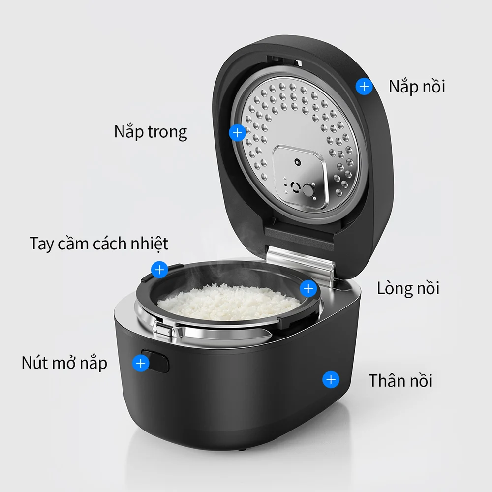 Nồi cơm điện cao tần LocknLock EJR586BLK