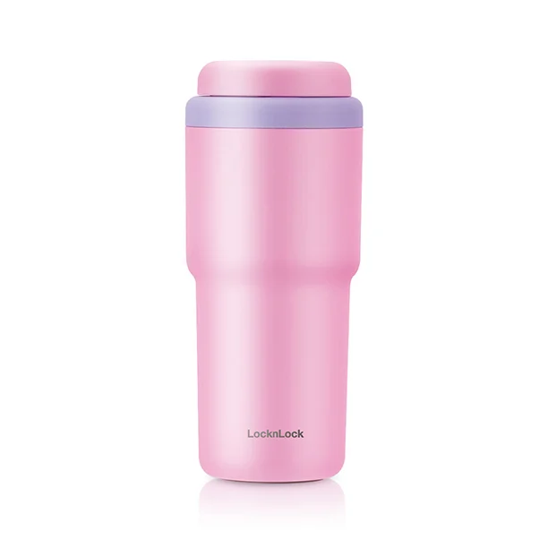 LHC3292PIK - Bình giữ nhiệt LocknLock Daily Macaron Tumbler 480ml - Màu hồng
