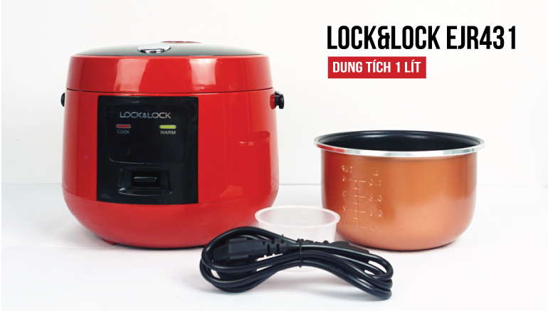 Nồi cơm điện mini EJR431 của Lock&Lo