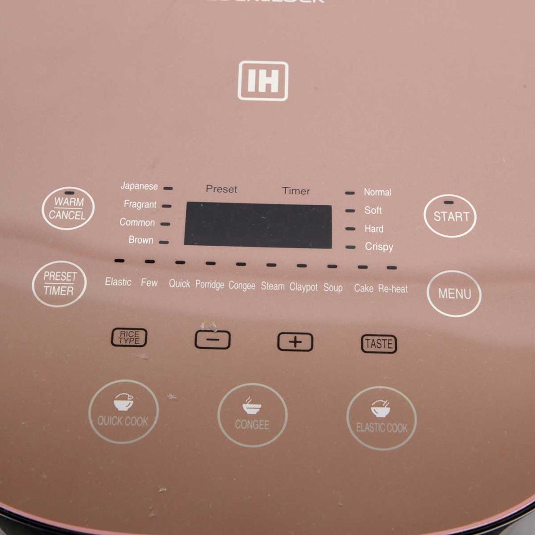 EJR546 - Nồi cơm điện Lock & Lock IH Digital Rice Cooker 1.5L, 220V, 50Hz, 1300W, Màu vàng