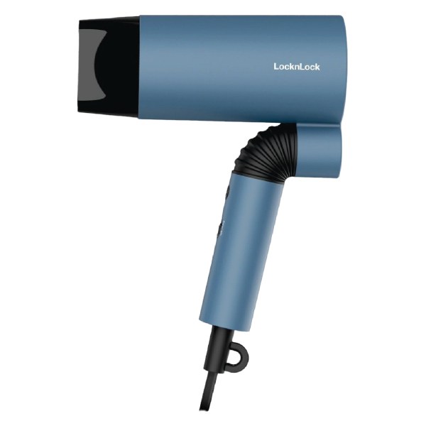 ENA166BLU Máy sấy tóc Locknlock Foldable hair dryer 220-240V, 50/60Hz, 1600W - Màu lam