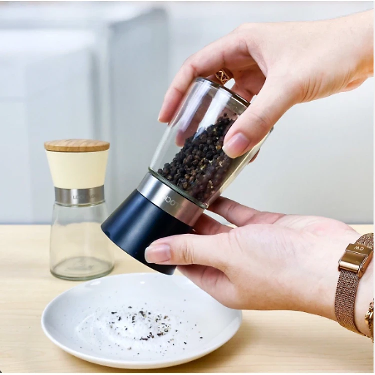 CKO116IVY - Hũ xay tiêu thủy tinh Lock&Lock 170ml - Màu Ivory