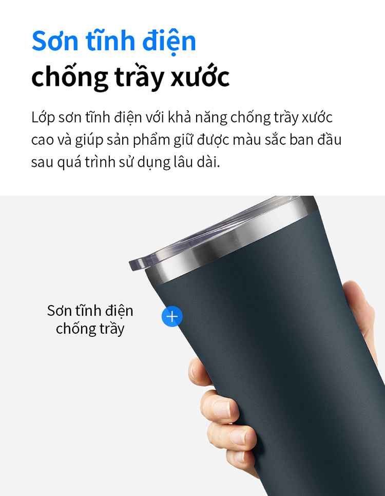 LHC4325IVY - Bình giữ nhiệt LocknLock Daily Essential 870ml - Màu ngà