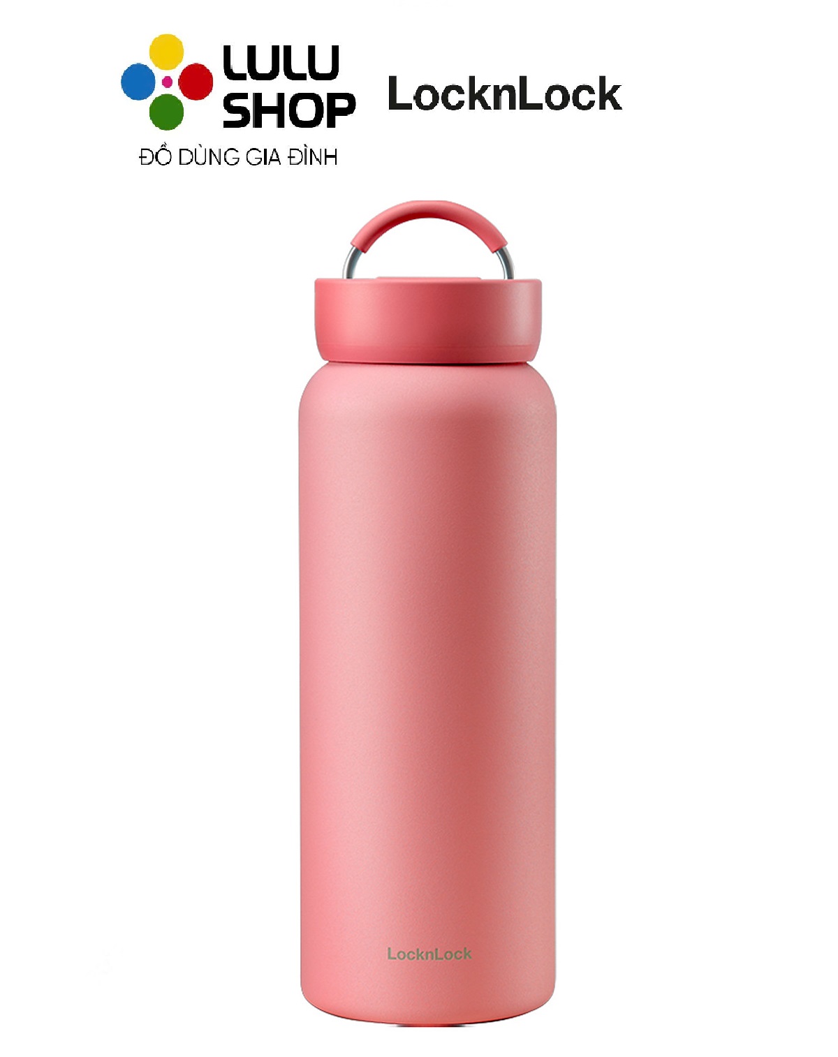 LHC4300YRED - Bình giữ nhiệt LocknLock Jumbo Tumbler 900ml - Màu coral