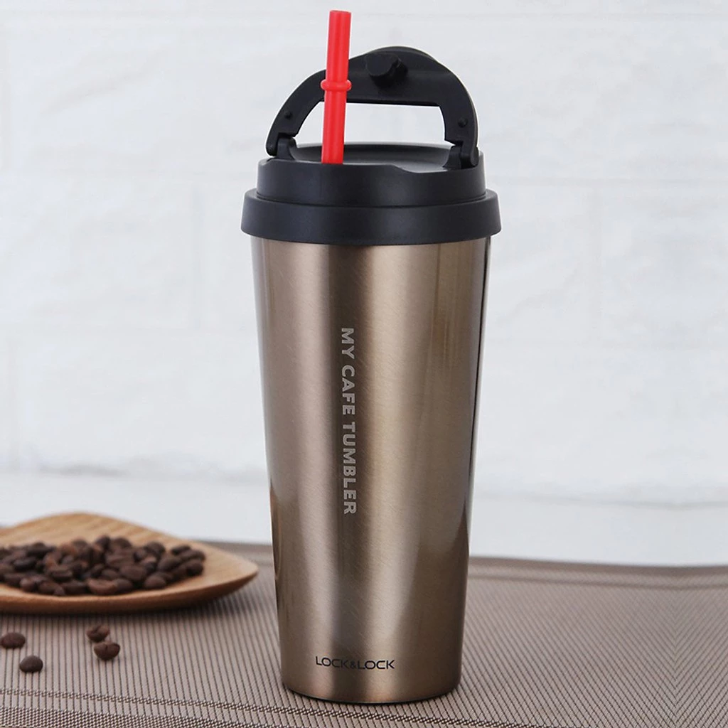 LHC4151GOD Bình giữ nhiệt bằng thép không gỉ Lock&Lock Clip Tumbler – 540ml – Màu gold