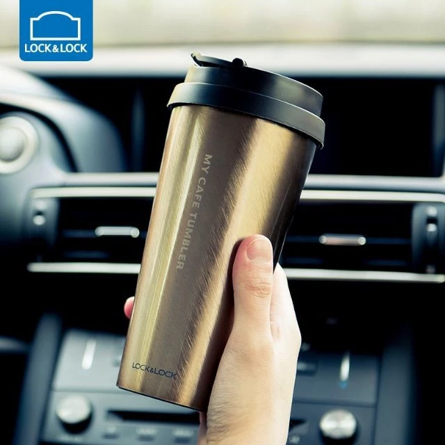 LHC4151GOD Bình giữ nhiệt bằng thép không gỉ Lock&Lock Clip Tumbler – 540ml – Màu gold