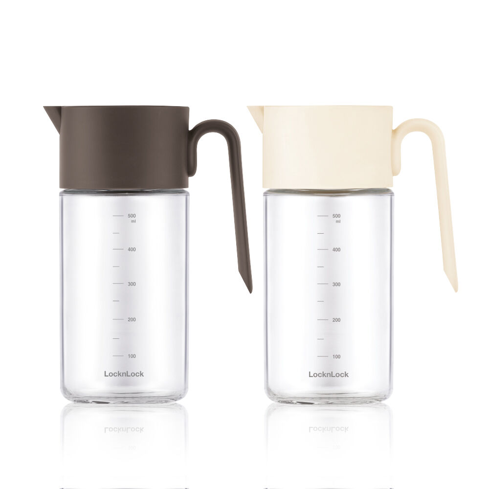 CKO208IVY - Bình đựng dầu LocknLock 550ml - Màu ngà