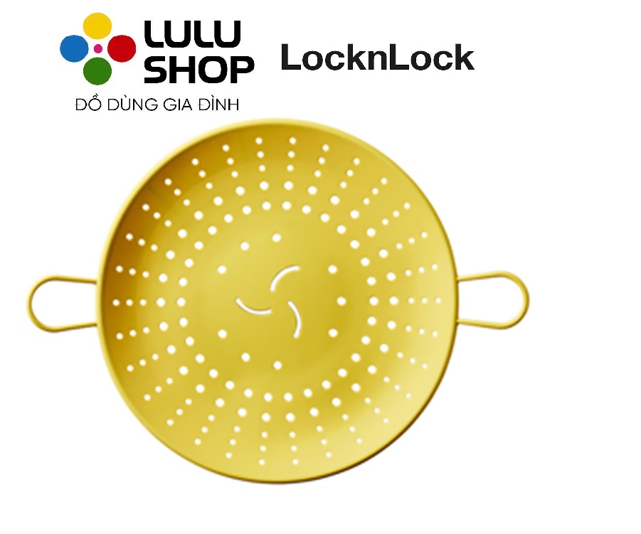 CKT204DYEL-Xửng hấp bằng silicone có 2 tay cầm-Màu vàng