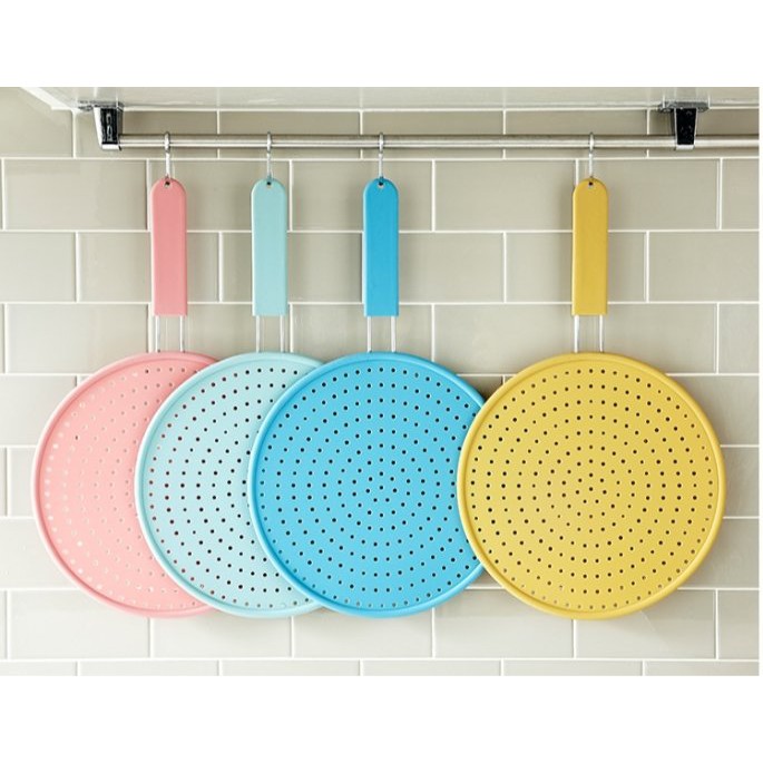 CKT206SBLU-Nắp chống văng dầu mở 28 cm-Màu xanh biển