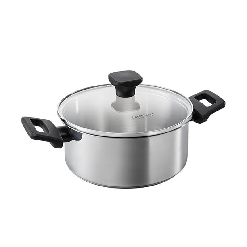 CSC2423IH-Nồi Inox Daily 2 tay cầm hiệu LocknLock, kích thước 24cm-NTL-CN-6-STS-Single-DAILY