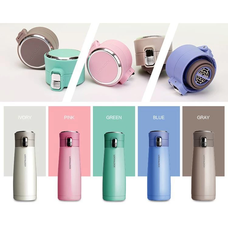 LHC3246PIK - BÌNH GIỮ NHIỆT Macaron I.d Tumbler nhãn hiệu Lock&Lock - Màu hồng
