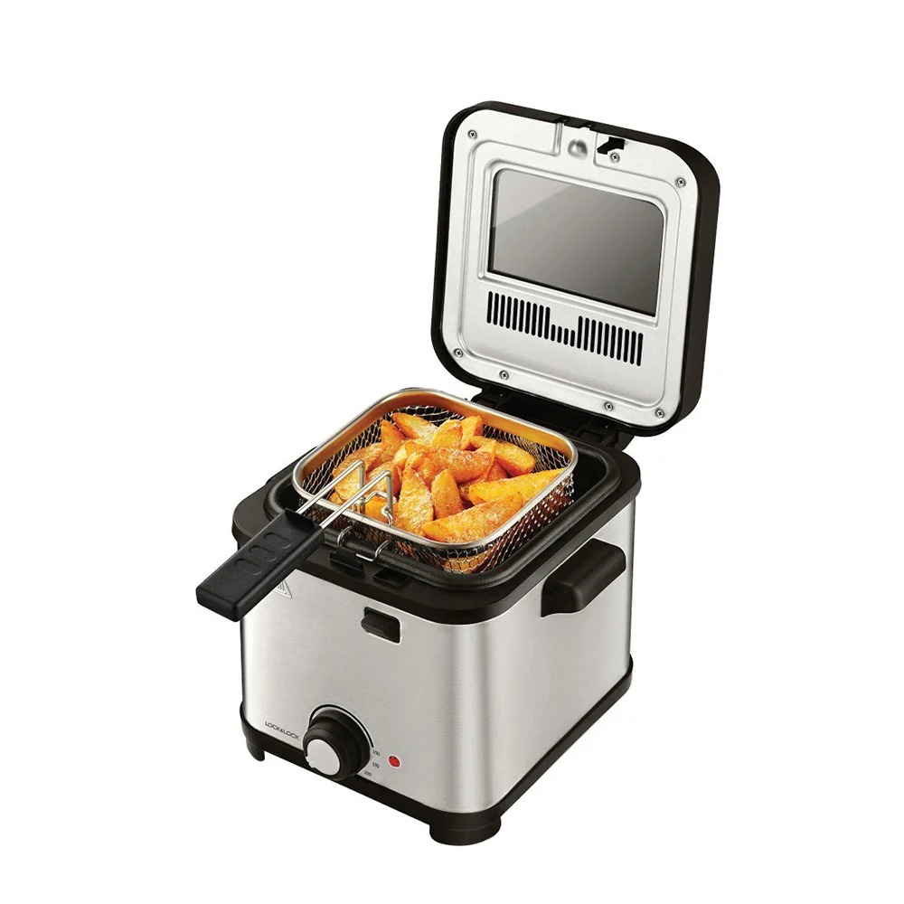 EJF716SLV-Nồi chiên ngập dầu LocknLock Deep Fryer, 230-240V, 50Hz