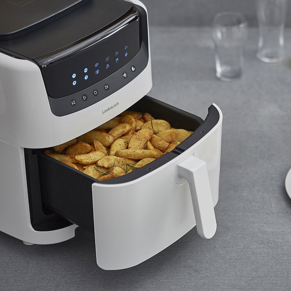 EJF881BLK- Nồi chiên không dầu kết hợp chức năng hấp - STEAM AIR FRYER, 220-240V, 50/60Hz, 7L - màu đen