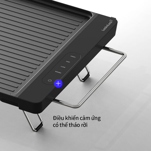 EJG311BLK - Bếp nướng điện cao cấp Locknlock Premium electric grill 220-240V, 50-60Hz, 1300W - Màu đen