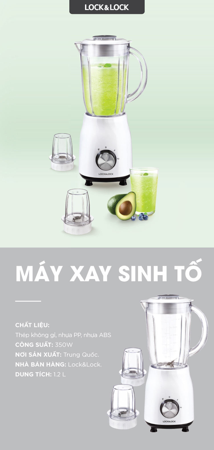 EJM462-MÁY XAY SINH TỐ-1.2L-WHT-CN-4