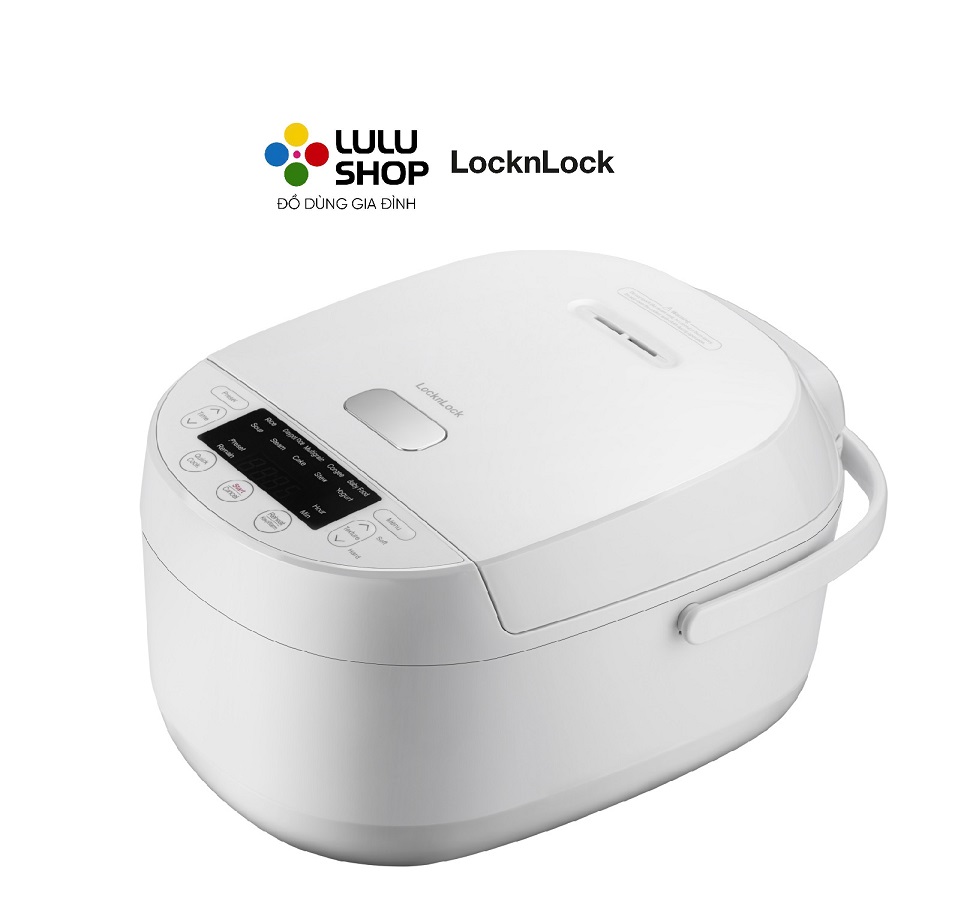 EJR311WHT-Nồi cơm điện Locknlock Electric Rice Cooker 220-240V, 50/60Hz, 590W, 1.0L- Màu trắng