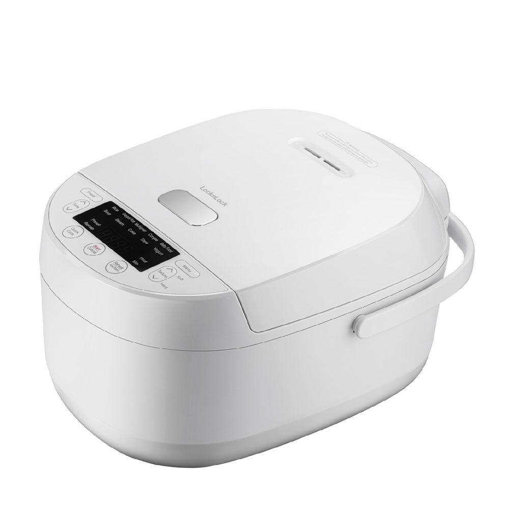 EJR311WHT-Nồi cơm điện Locknlock Electric Rice Cooker 220-240V, 50/60Hz, 590W, 1.0L- Màu trắng