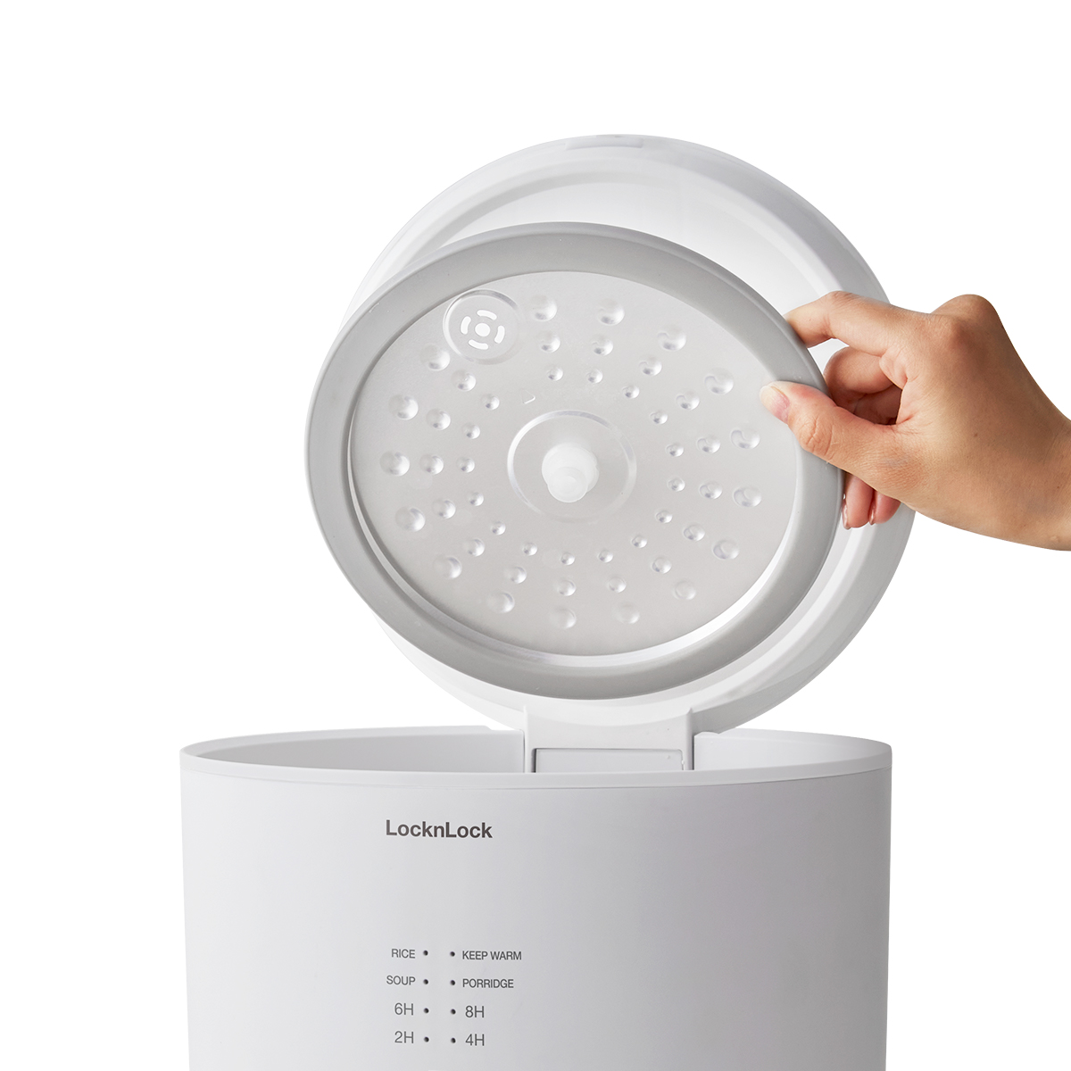 EJR384IVY - Nồi cơm điện Locknlock Nemo rice cooker 220V, 50Hz, 605W, 1.2L- Màu ngà